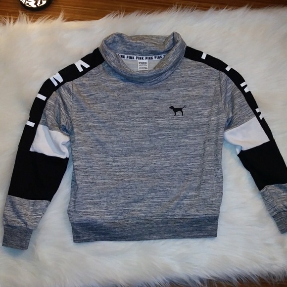 PINK Victoria’s Secret Gray turtleneck sweater